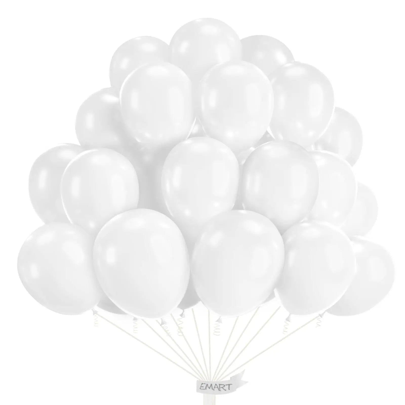 100pcs Balloons Assorted Colors with Ribbon Latex Helium Quaility for Birthday/Graduation/party/Christmas Decor