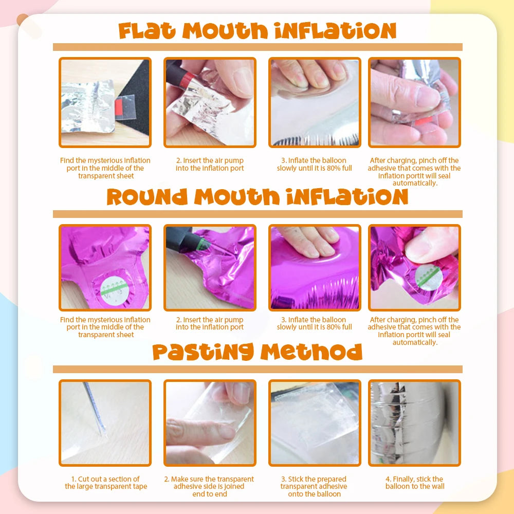 Transparent Bobo Balloon for Stuffing Flowers Led Light Up Valentine's Day Wedding Birthday Graduation Party Decoration