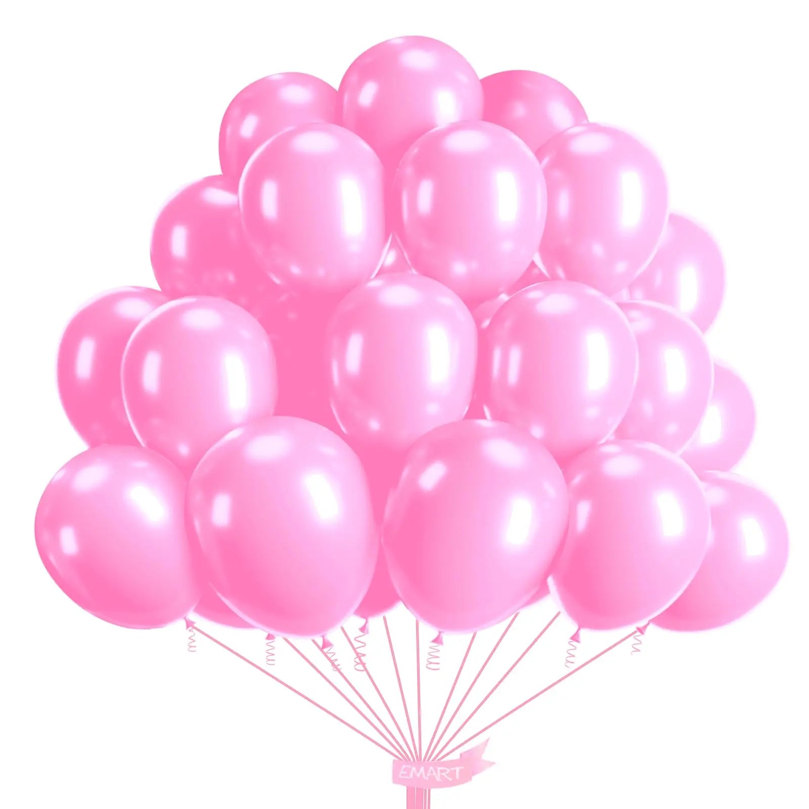 100pcs Balloons Assorted Colors with Ribbon Latex Helium Quaility for Birthday/Graduation/party/Christmas Decor
