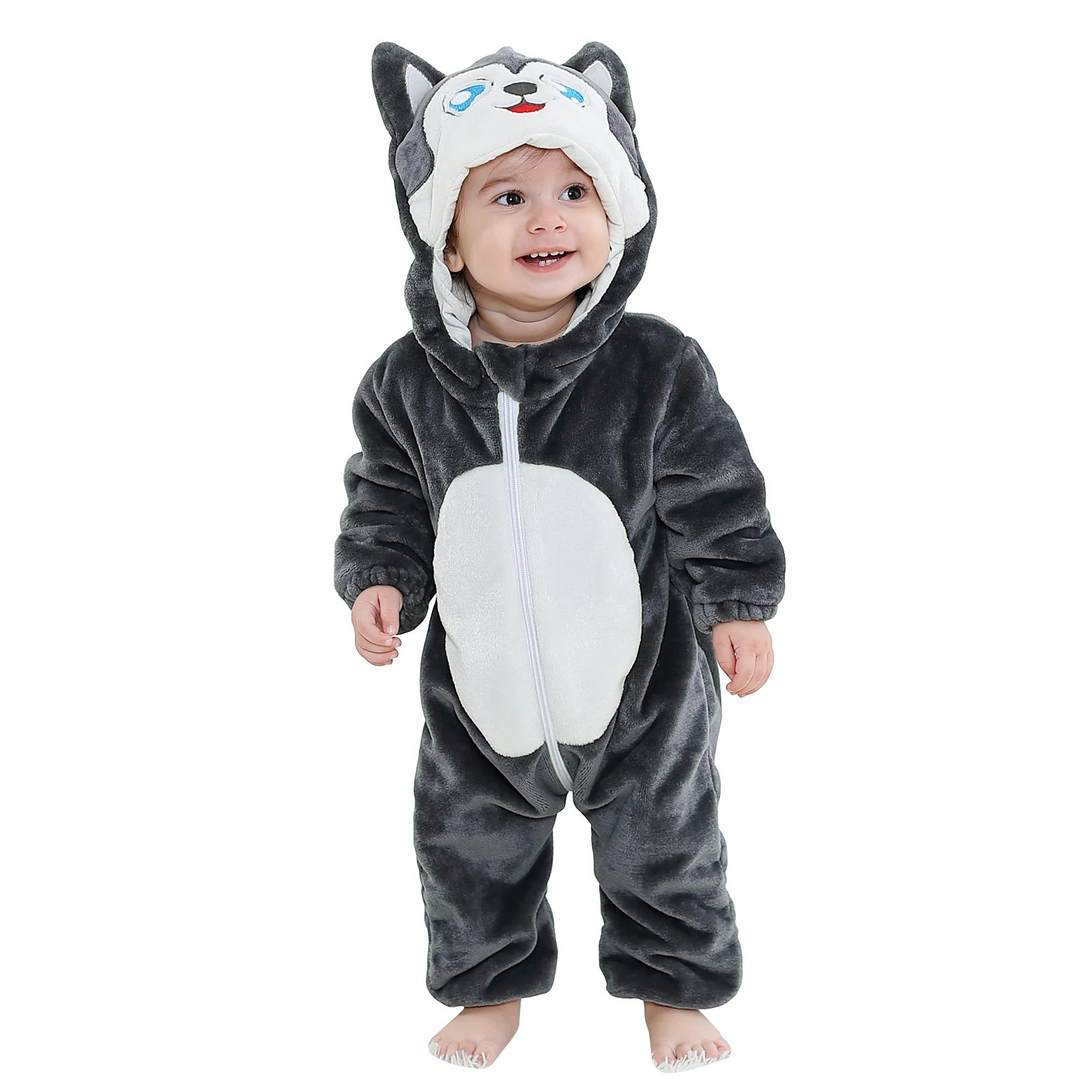 MICHLEY OEM New Design Boys Cosplay Jumpsuits Girls Winter Kids Halloween Costume for Children