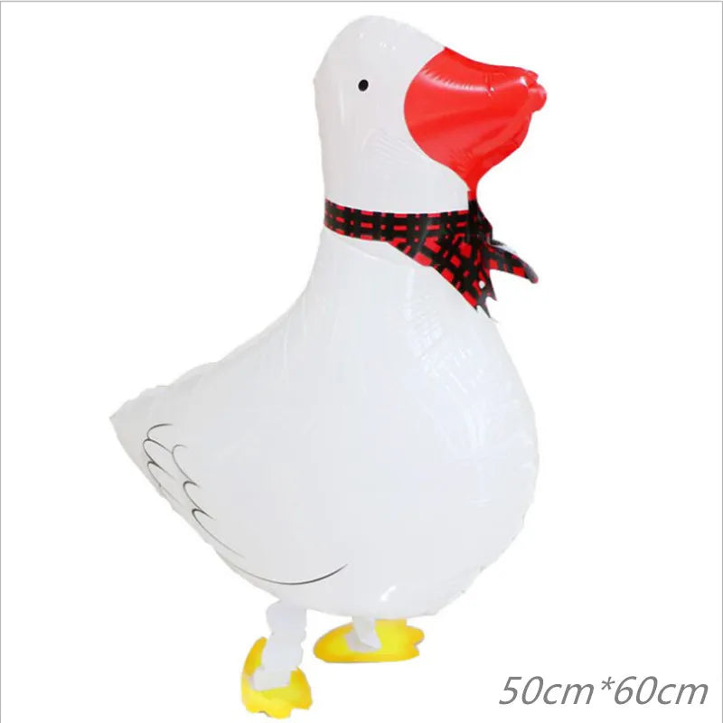 New Cartoon Aluminum Film Balloon Walking Balloon Helium Balloon Birthday Party Children's Toy Animal Pet Balloon