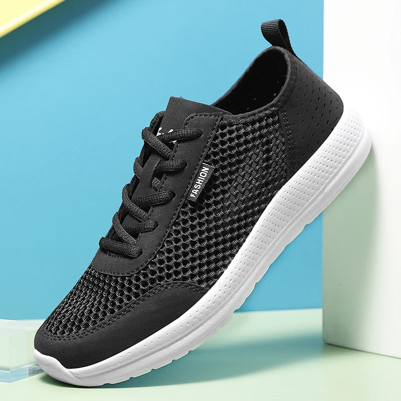 Wholesale Outdoor Fashion Sneakers Comfortable Size: 39-48 Walking Summer Lightweight Breathable Men Casual Running Shoes