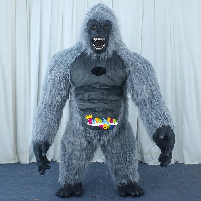 Hot Selling Custom Cartoon Gorilla Mascot Clothing Cute Inflatable Cartoon Gorilla Mascot Large Event Adult Party Costume