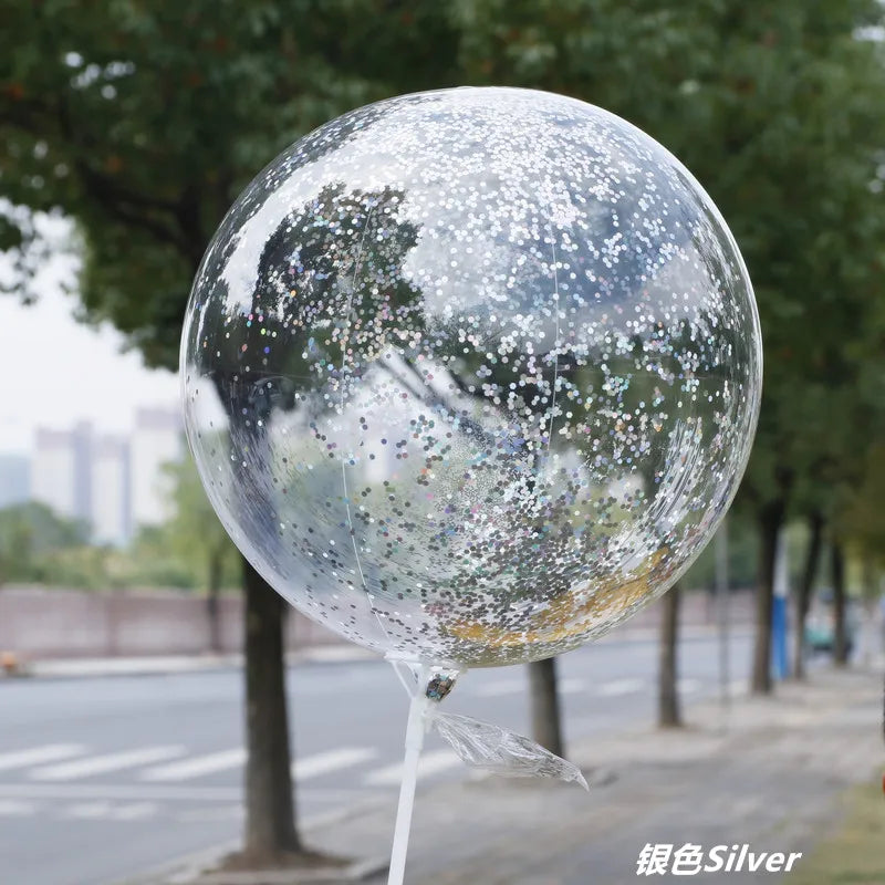 One Giant BoBo  Rainbow Color Bubble Balloon Birthday Party Wedding Decoration Children Toy