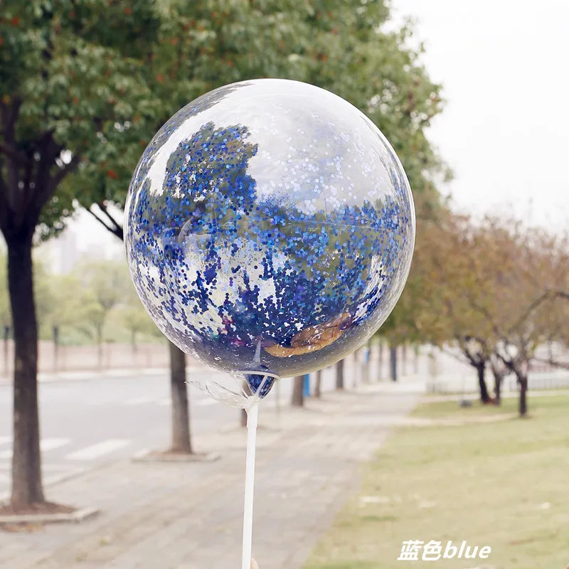 One Giant BoBo  Rainbow Color Bubble Balloon Birthday Party Wedding Decoration Children Toy