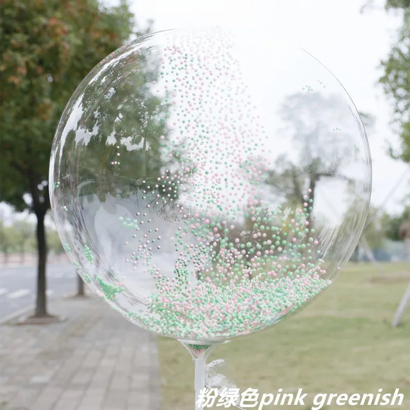 One Giant BoBo  Rainbow Color Bubble Balloon Birthday Party Wedding Decoration Children Toy