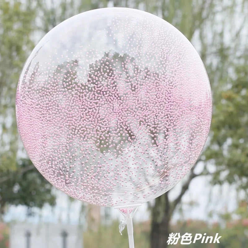 One Giant BoBo  Rainbow Color Bubble Balloon Birthday Party Wedding Decoration Children Toy