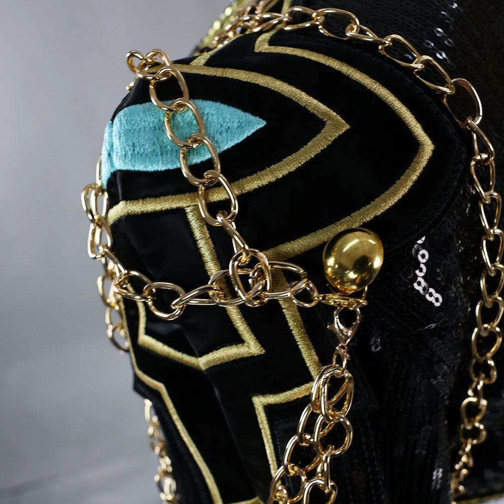 Black Golden  Costume Adult Kids KPop Demon Hunters Rumi Zoey Mira Saja Boys Cosplay Costume for Girls Halloween Party Dress