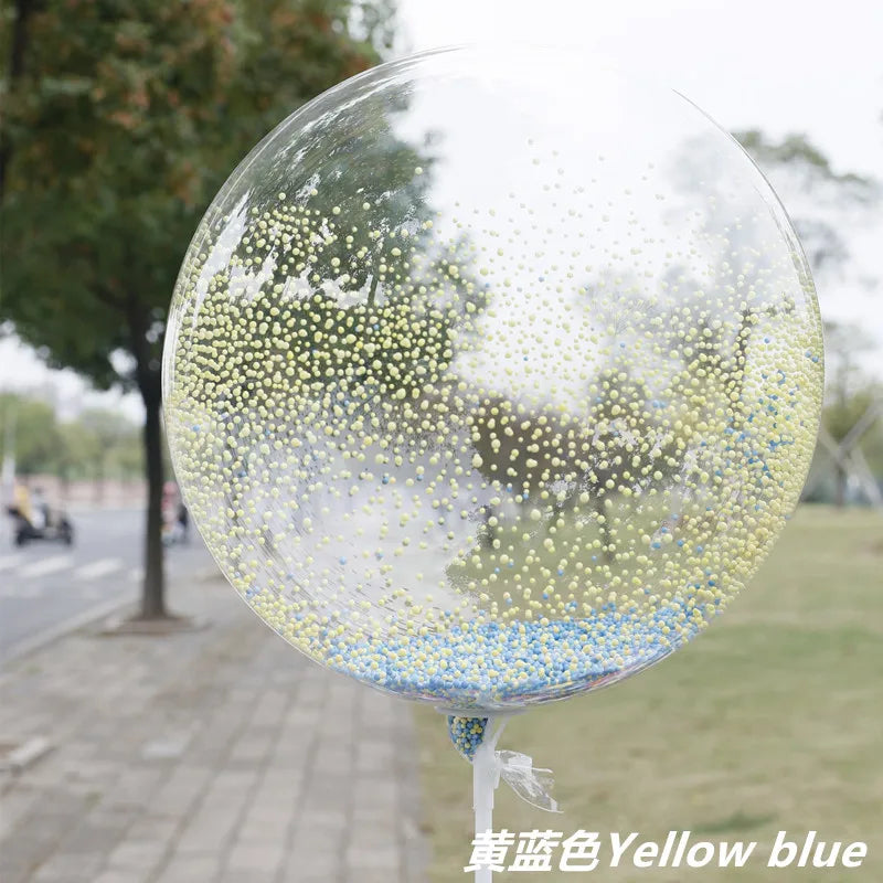 One Giant BoBo  Rainbow Color Bubble Balloon Birthday Party Wedding Decoration Children Toy