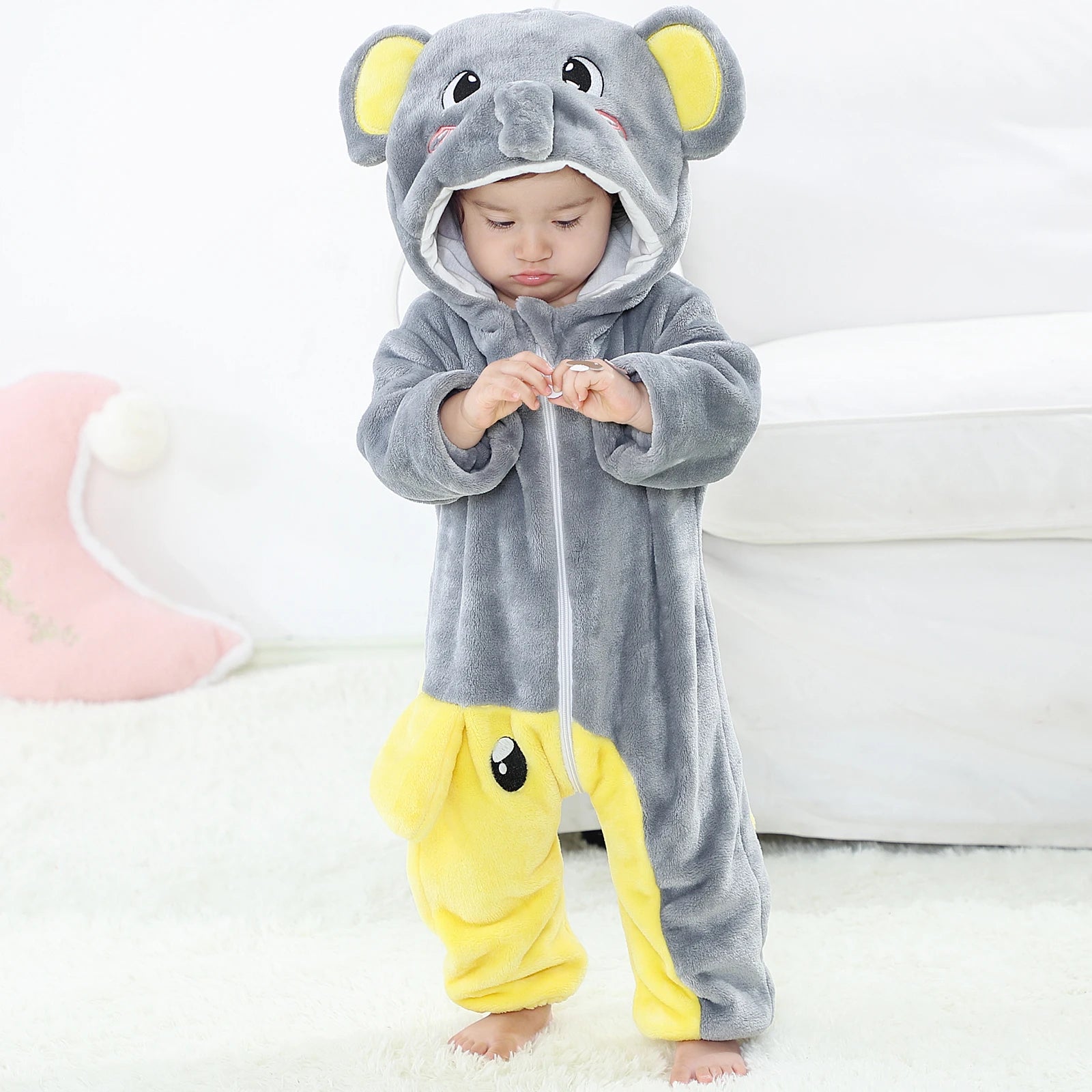 MICHLEY OEM New Design Boys Cosplay Jumpsuits Girls Winter Kids Halloween Costume for Children