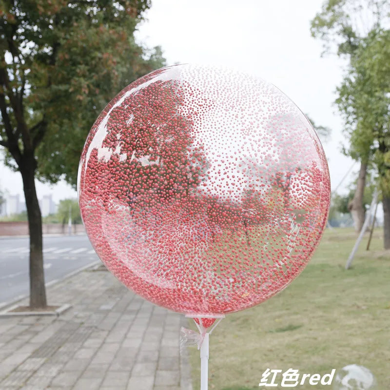 One Giant BoBo  Rainbow Color Bubble Balloon Birthday Party Wedding Decoration Children Toy