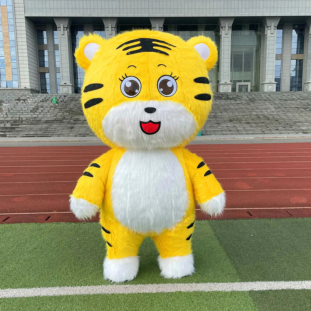 Plush Mascot Cosplay Clothing Inflatable Gorilla 2 M/2.6 m Custom Animal Panda tiger Elephant Bear Koala Walking  Mascot Costume