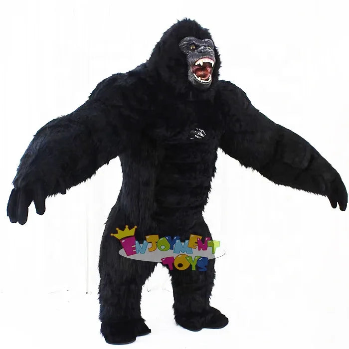 Hot Selling Custom Cartoon Gorilla Mascot Clothing Cute Inflatable Cartoon Gorilla Mascot Large Event Adult Party Costume