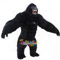 Hot Selling Custom Cartoon Gorilla Mascot Clothing Cute Inflatable Cartoon Gorilla Mascot Large Event Adult Party Costume