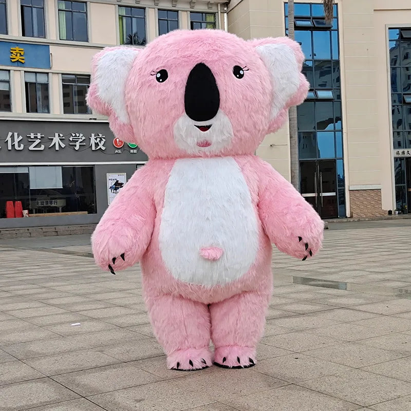 Plush Mascot Cosplay Clothing Inflatable Gorilla 2 M/2.6 m Custom Animal Panda tiger Elephant Bear Koala Walking  Mascot Costume