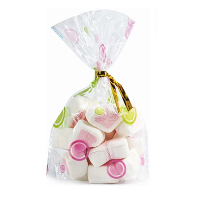 50pcs Plastic Bag For Gift 13X19cm Candies And Sweets Packaging Bags Birthday Wedding Party Christmas Gift Wrapping