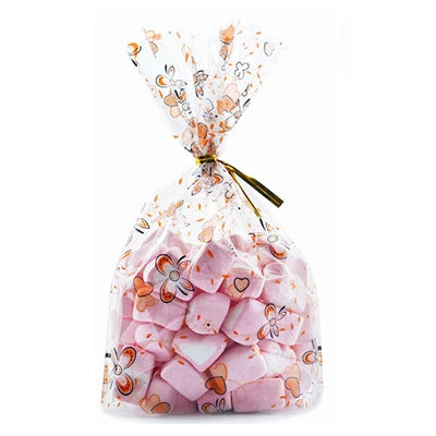 50pcs Plastic Bag For Gift 13X19cm Candies And Sweets Packaging Bags Birthday Wedding Party Christmas Gift Wrapping