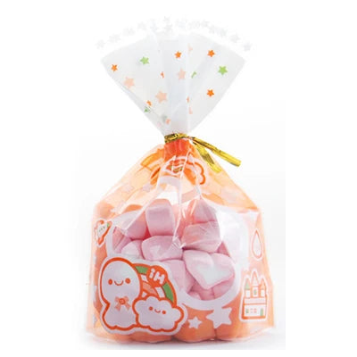 50pcs Plastic Bag For Gift 13X19cm Candies And Sweets Packaging Bags Birthday Wedding Party Christmas Gift Wrapping