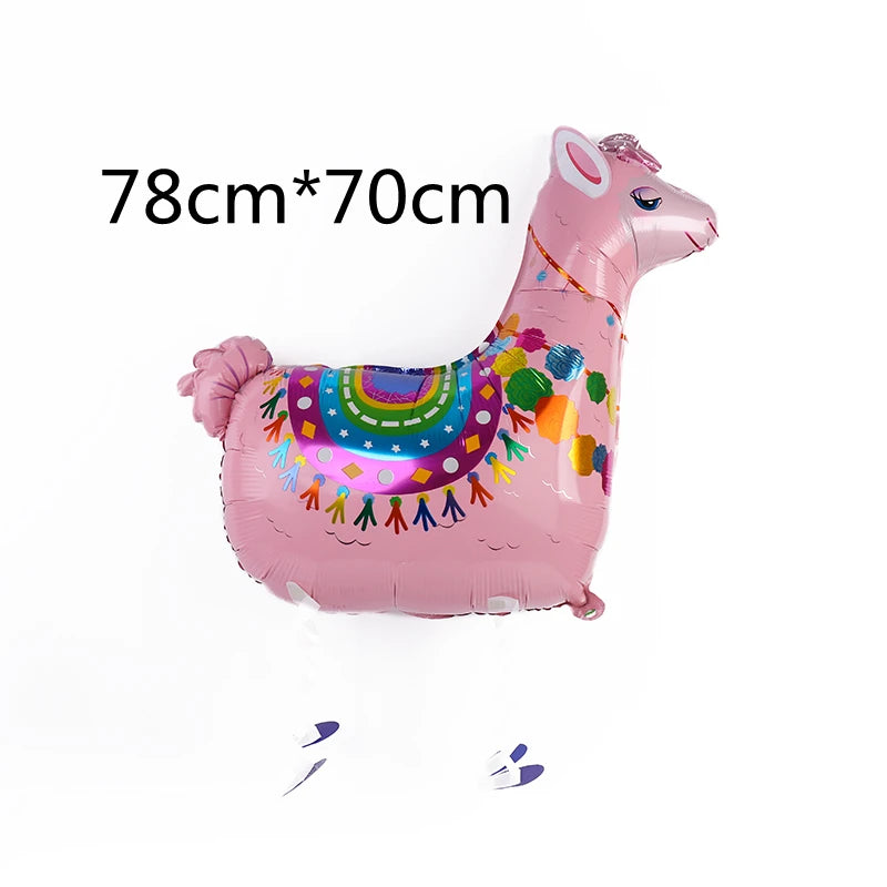 New Cartoon Aluminum Film Balloon Walking Balloon Helium Balloon Birthday Party Children's Toy Animal Pet Balloon