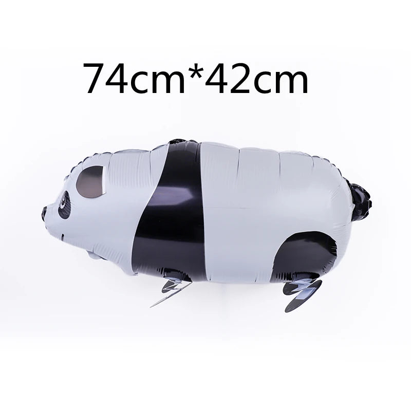 New Cartoon Aluminum Film Balloon Walking Balloon Helium Balloon Birthday Party Children's Toy Animal Pet Balloon