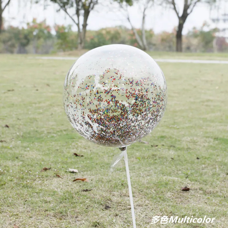 One Giant BoBo  Rainbow Color Bubble Balloon Birthday Party Wedding Decoration Children Toy