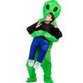 Halloween Children Adults Inflatable Walking Alien ET Costume