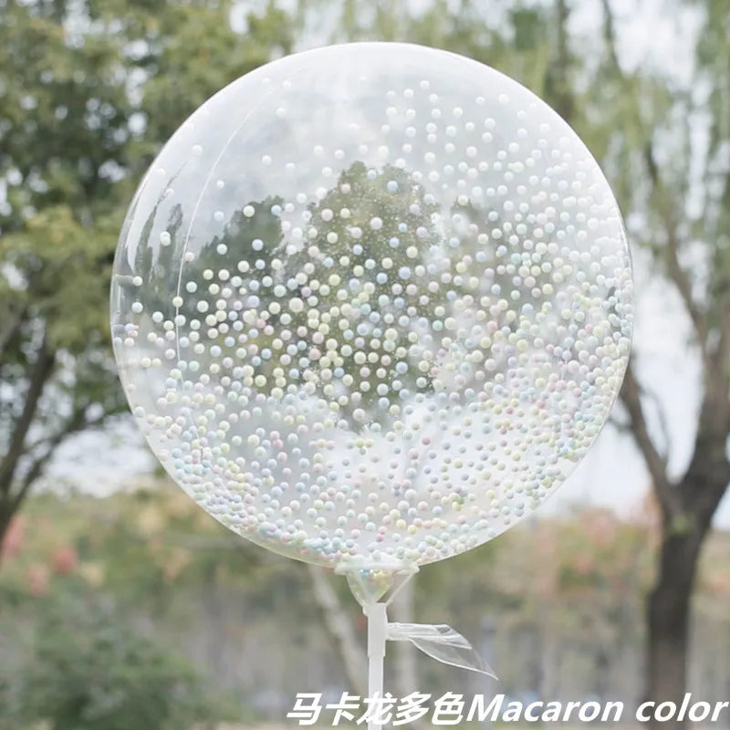 One Giant BoBo  Rainbow Color Bubble Balloon Birthday Party Wedding Decoration Children Toy