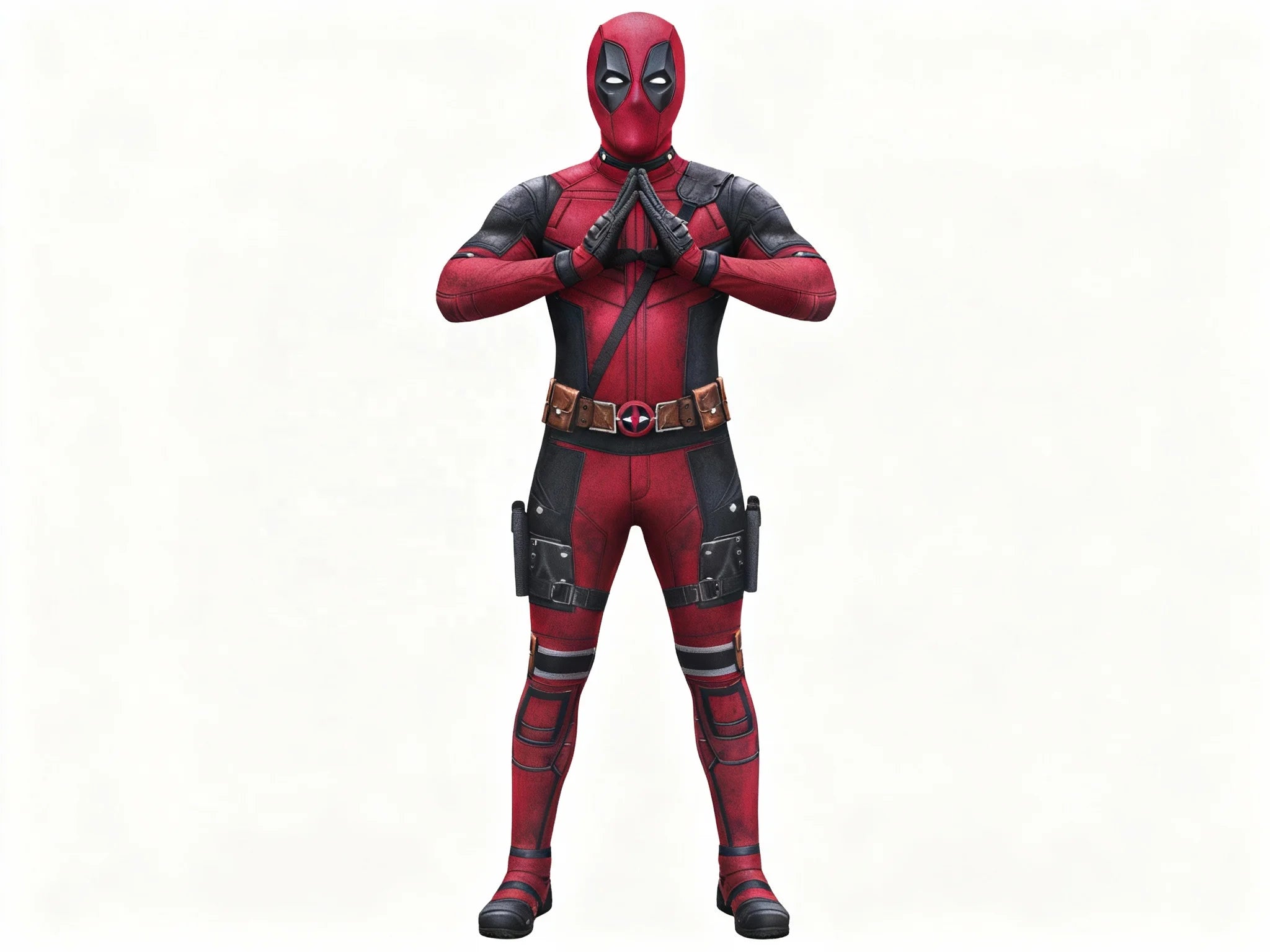 Classic Dead Pool 3 Hero Zentai Bodysuit Adult Boy's Super Costume with Weapon Set for Halloween TV & Movie Cosplay New Deadpool