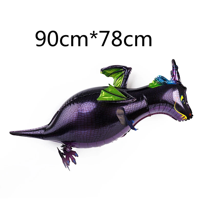 New Cartoon Aluminum Film Balloon Walking Balloon Helium Balloon Birthday Party Children's Toy Animal Pet Balloon