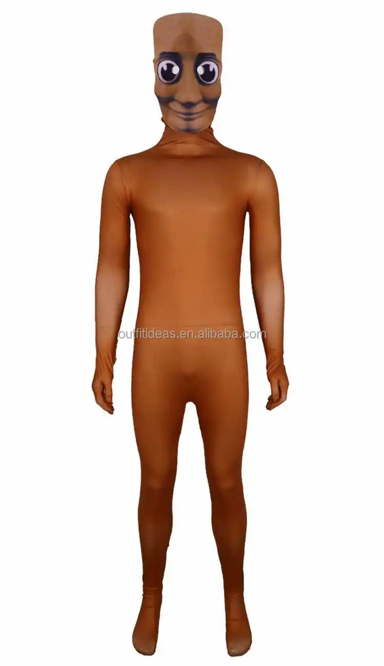 Hypebeast Kid Adult Monster Halloween Cosplay Horror Game Jumpsuit Clothe AI Cartoon Walking Tung Tung Tung Sahur Mascot Costume