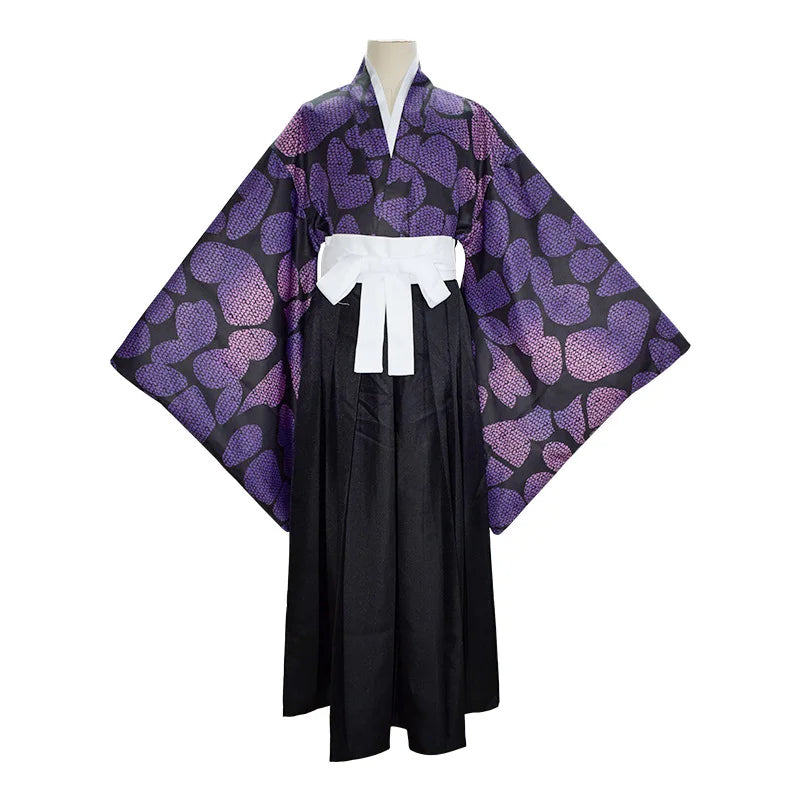 Tsugikuni Michikatsu  Kokushibou Japanese Anime Cosplay Costumes Uniform Kimono Clothing Halloween