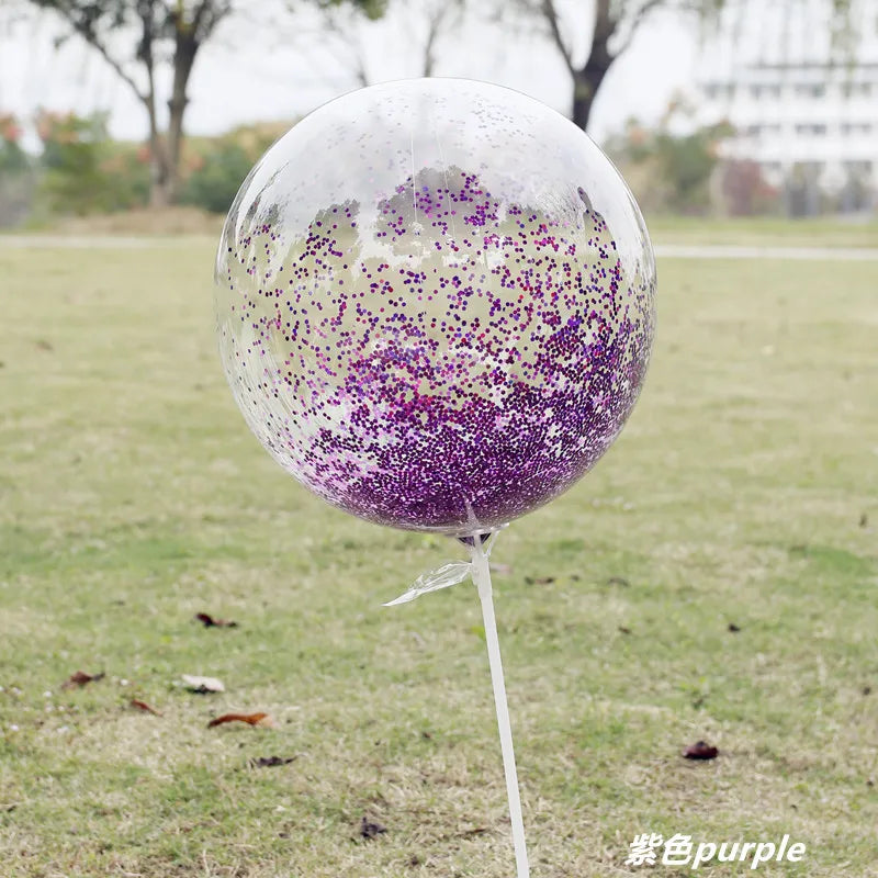 One Giant BoBo  Rainbow Color Bubble Balloon Birthday Party Wedding Decoration Children Toy