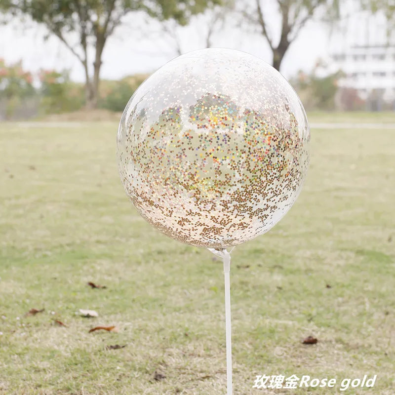 One Giant BoBo  Rainbow Color Bubble Balloon Birthday Party Wedding Decoration Children Toy