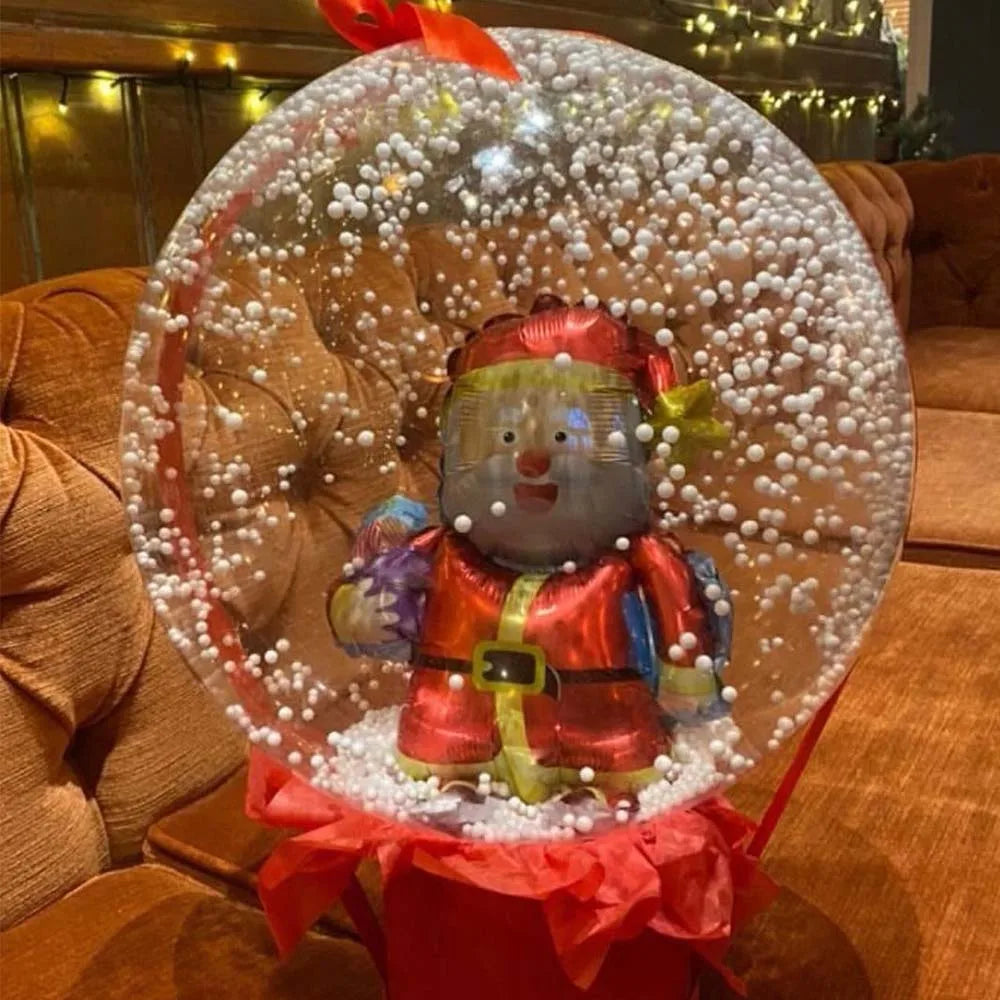 10/18/24inch Transparent Bobo Balloon for Filling Foam Balls Helium Globos Wedding Birthday Party Decor Baby Shower DIY Balloon