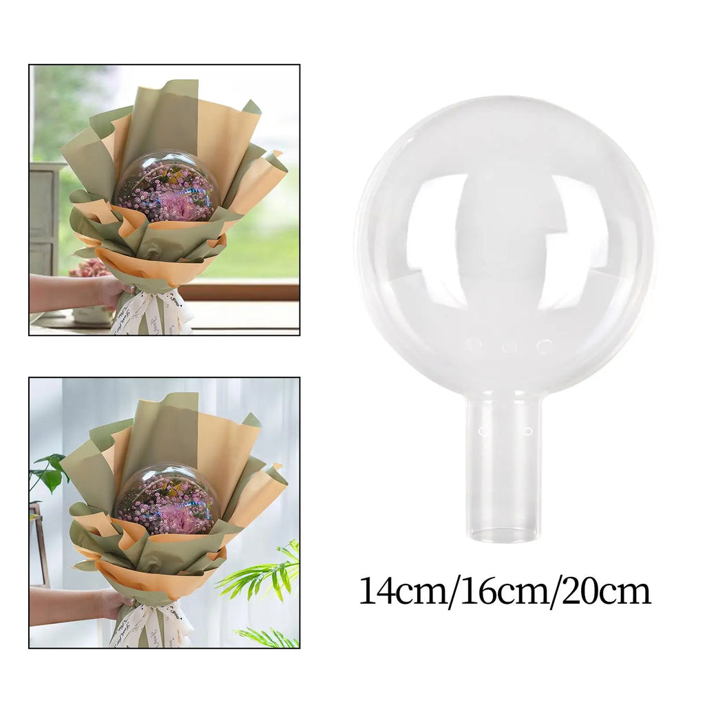 Bouquet Bobo Ball Bouquet Supplies Clear Flower Bouquet Stuffing Ball for Gift Packaging Wedding Decoration Flower Wrapping