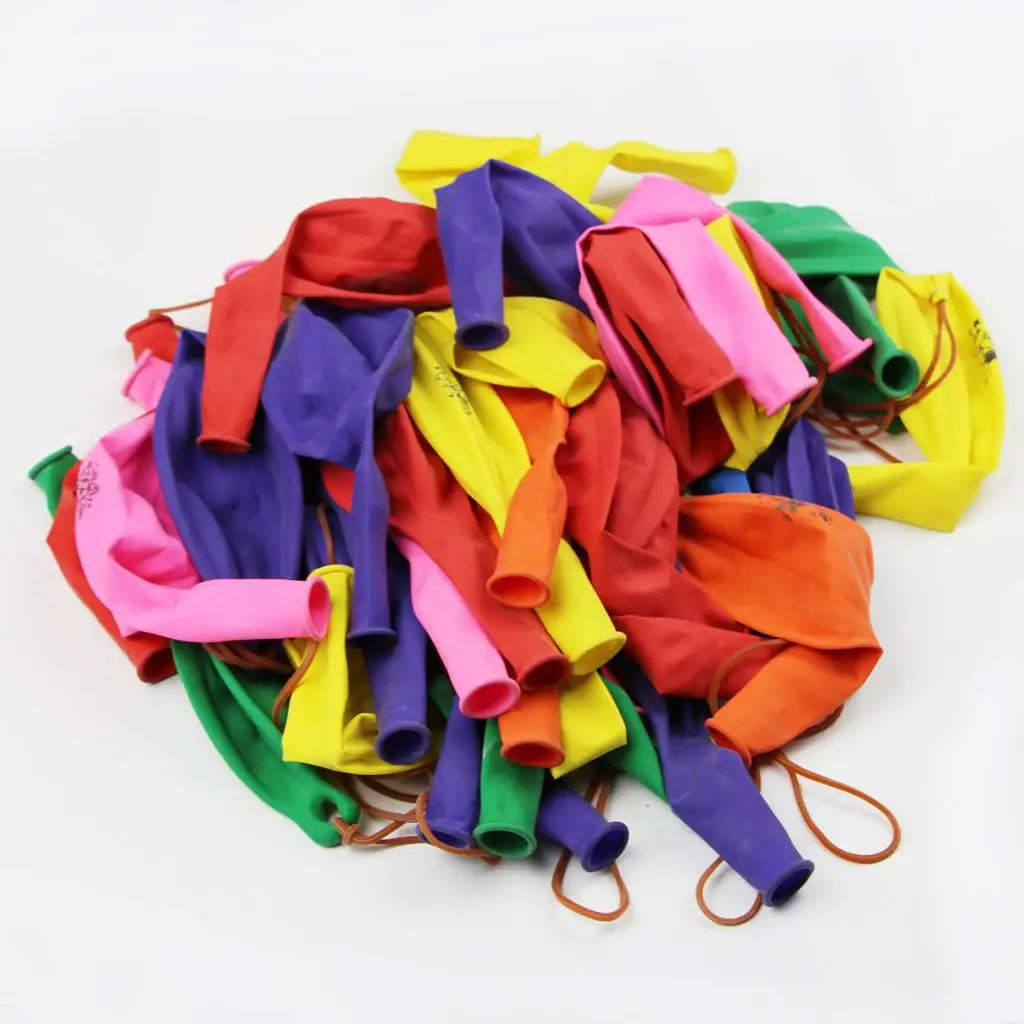 50pcs Large Punch Ball Balloons with Elastic Party Bag Fillers Kids Toys