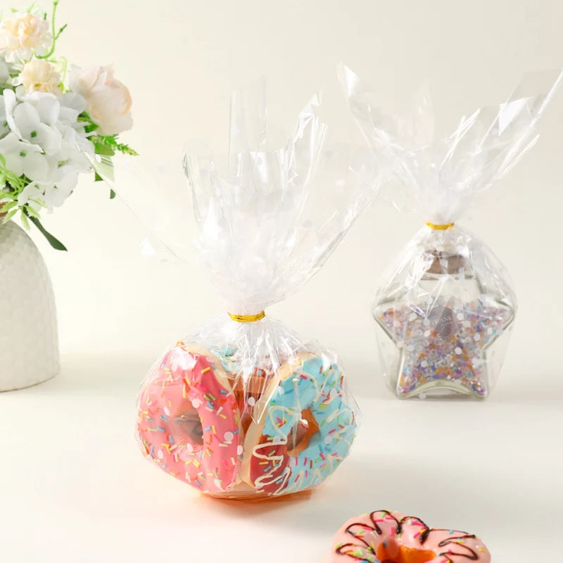 1pc Transparent Plastic Packaging Paper Gift Wrapper Paper Package Wedding Birthday Party Decorations Kids Baby Shower Supplies