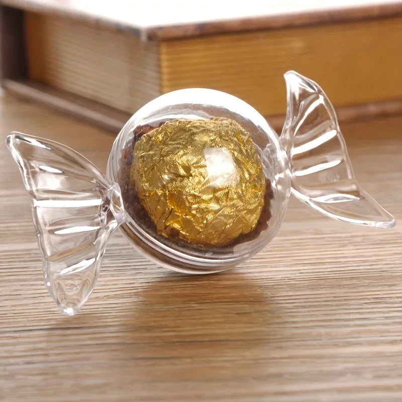 12 pieces, transparent plastic candy boxes, candy packaging boxes, mini bottles, candy gift boxes, birthday party decorations