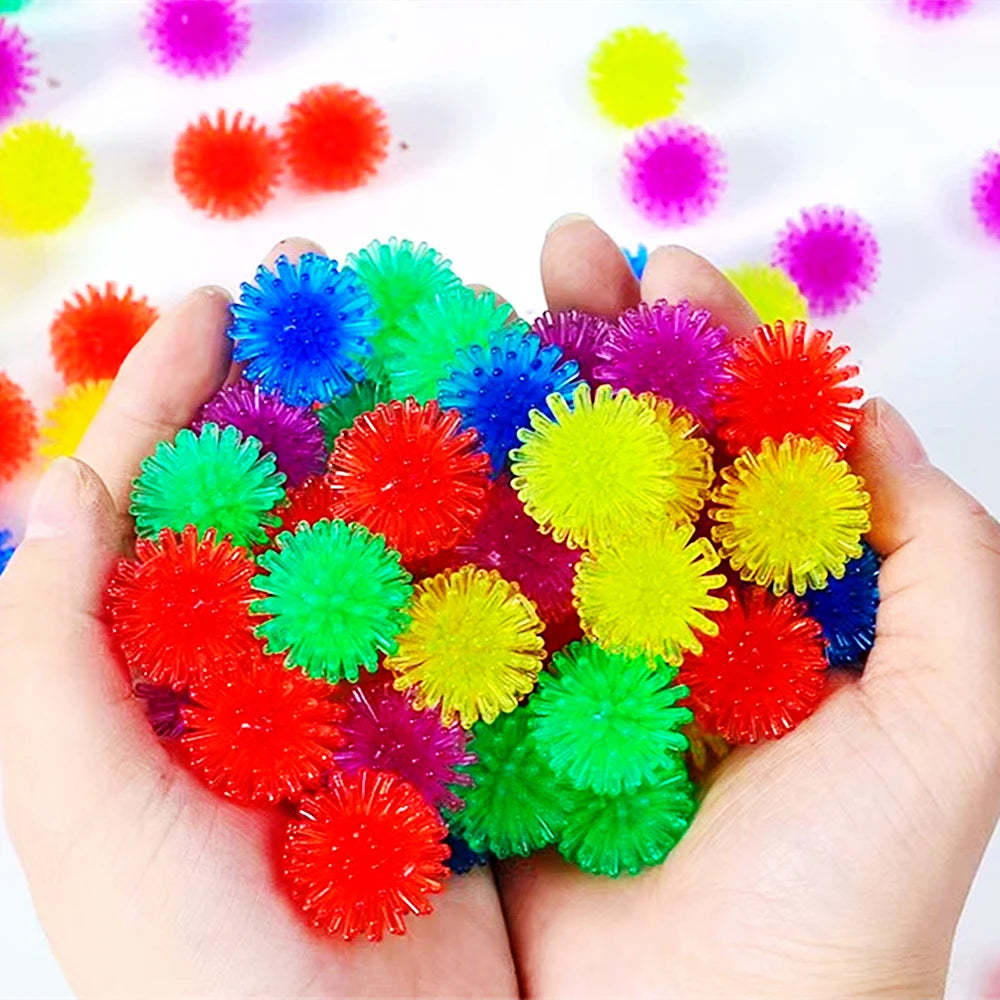 30Pcs Kids Party Favor Soft Plastic Bayberry Stress Relief Ball Toys Boys Girls Birthday Gifts Giveaway Pinata Filler Gift Pack