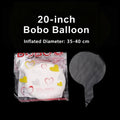 Transparent Bobo Balloon for Stuffing Flowers Led Light Up Valentine's Day Wedding Birthday Graduation Party Decoration