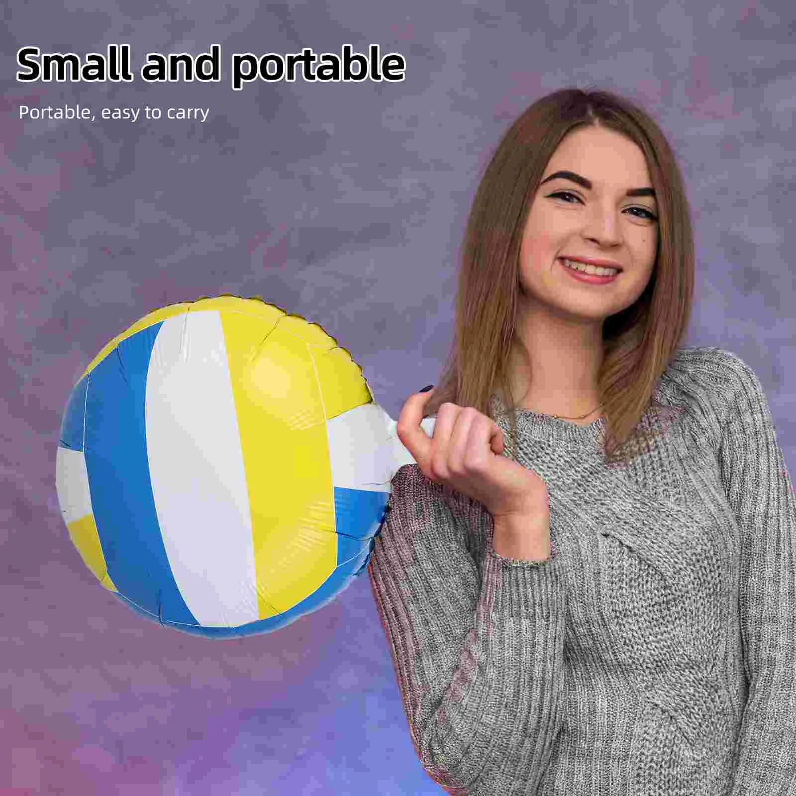 Volleyball Balloon Birthday Decorations Garland Aluminum Foil Themed Party Child Balloons