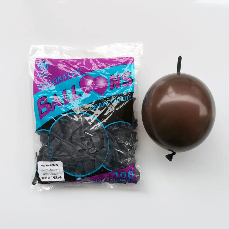 BK6 Inch Tail Latex Balloon Connection Decoration Balloon Wedding Party Decoration Birthday Anniversary