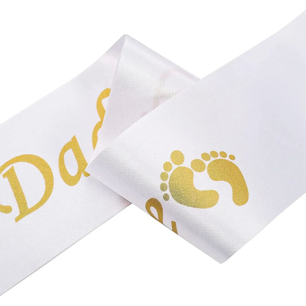 Mommy Mum To Be Sash Baby Boy Girl Baby Shower Decoration Sash Newborn Party Decoration Etiquette Belt