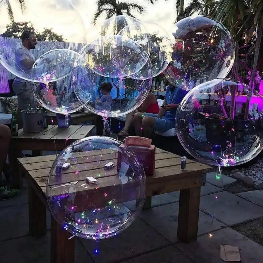 10PCS/Pack 8/10/18Inch Transparent Bubble Balloons for Wedding Festival Birthday Party Decorations