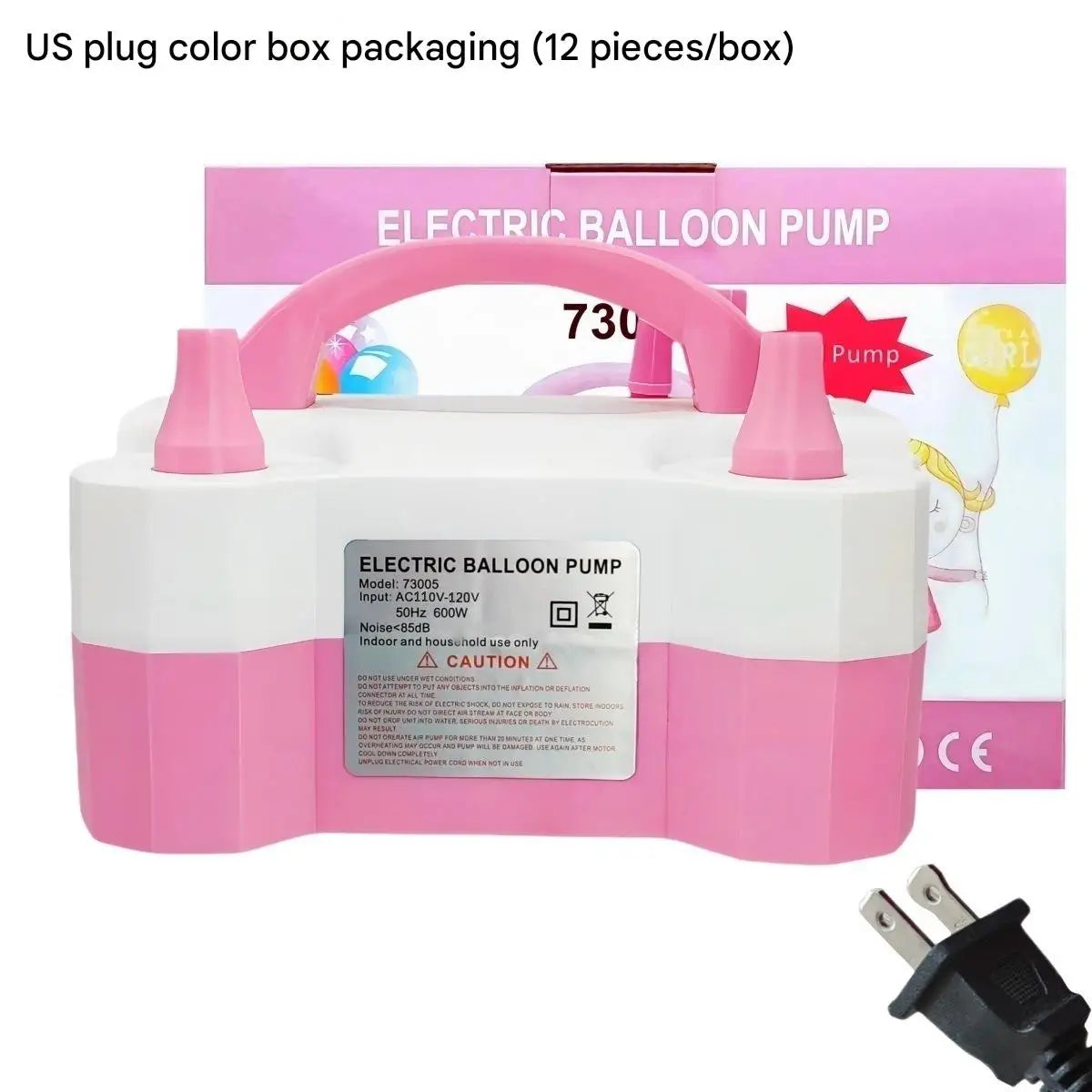 Balloon Party Electric Blowing Machine Birthday Party Balloon Accessories Banquet Atmosphere Double hole Automatic Inflator