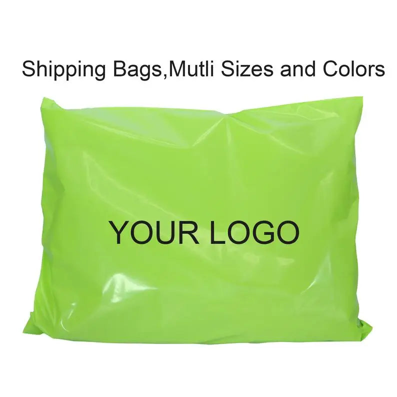 50pcs/Lot Plastic Mailer Envelope Bags Poly Shipping Mailing Colorful Packaging Parcel Storage Custom Logo Brand Mailer Envelope