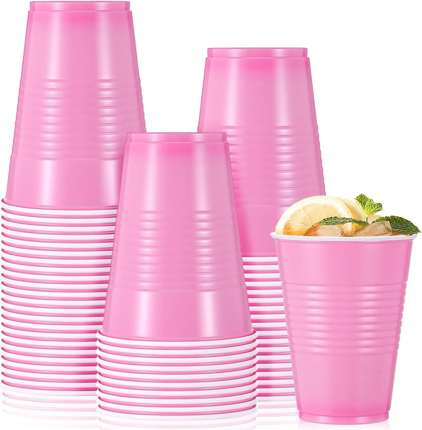 Pack 10PCS of 16OZ Party Cups for Beer Pong Game Drinks, Soda, Punch, Barbecue Cola or Water Disposable Cups Drop Ship
