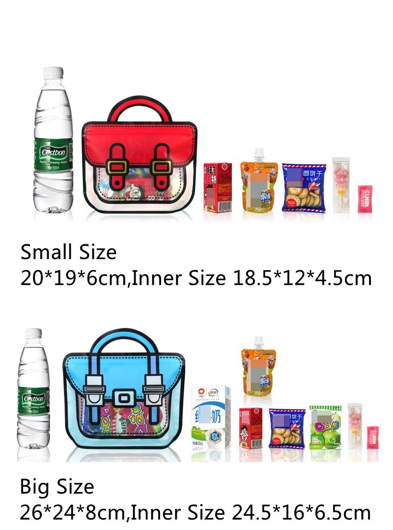 LBSISI Life,Backpack Plastic Bags For Candy Chocolate Cookie Nougat Biscuit Packing Gift Zipper Bags For Children Day,50pcs