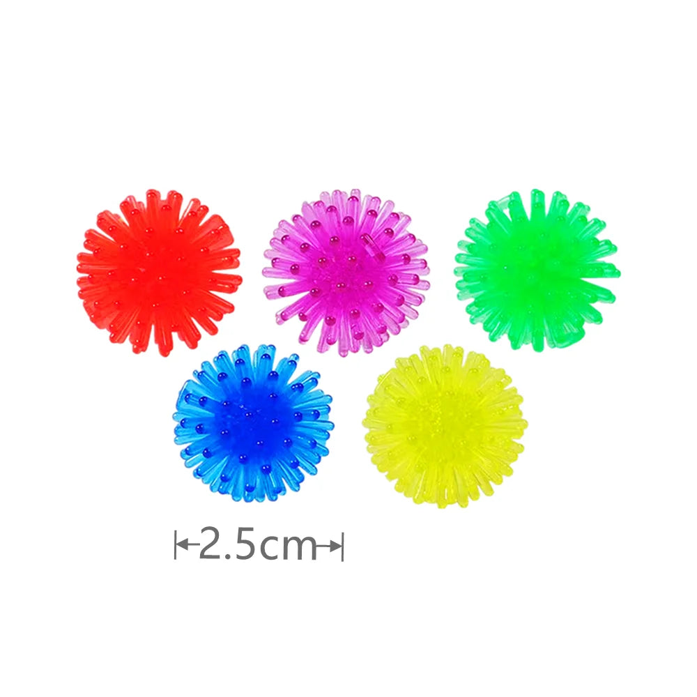 30Pcs Kids Party Favor Soft Plastic Bayberry Stress Relief Ball Toys Boys Girls Birthday Gifts Giveaway Pinata Filler Gift Pack
