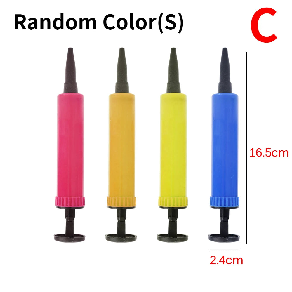 Balloon Pump Hand Push Balloon Inflater Birthday Party Wedding Supplies Quality Ballons  Air Pump Accessories Home Decoration